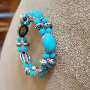 Turquoise boho western style bracelet